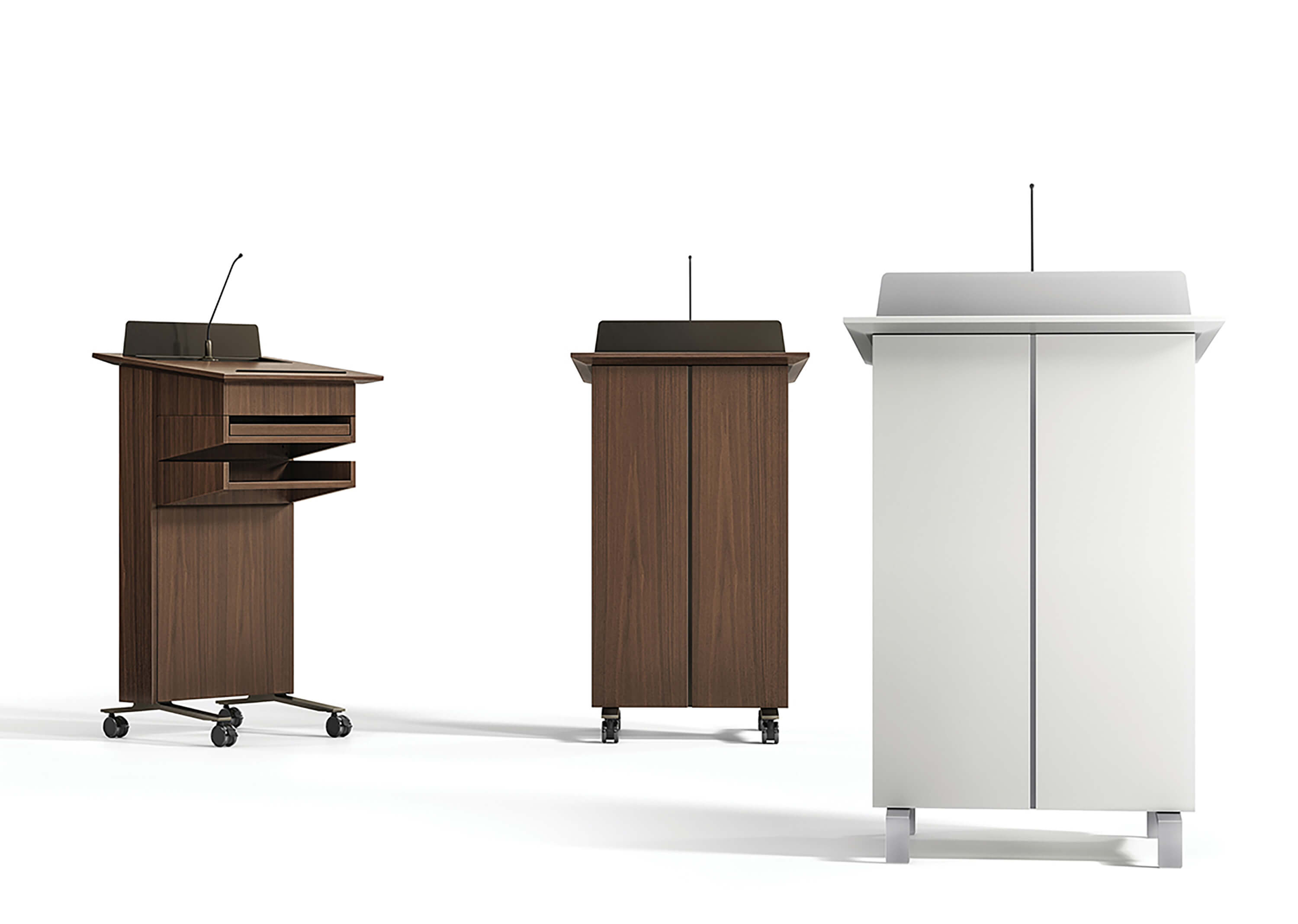 Nucraft_HTL_white-lectern-with-veneer-column-lecterns_front-and-side-views_HR_rgb.jpg feature slideshow image 1