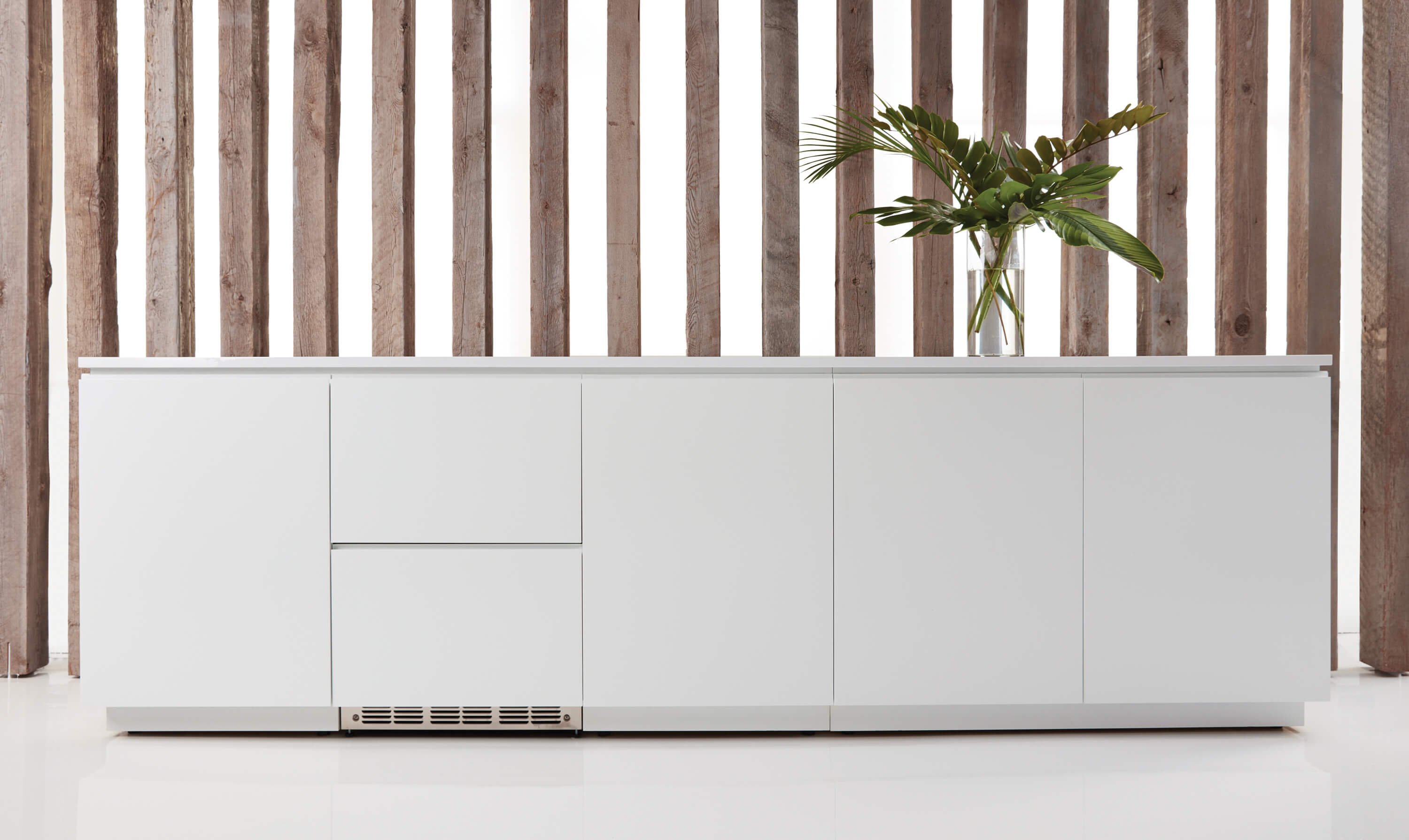 White Performance Credenza feature slideshow image 1