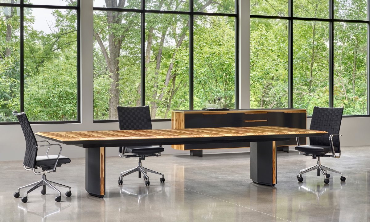 Ascari Conference Table and Credenza. Product Design Consultant Gensler.