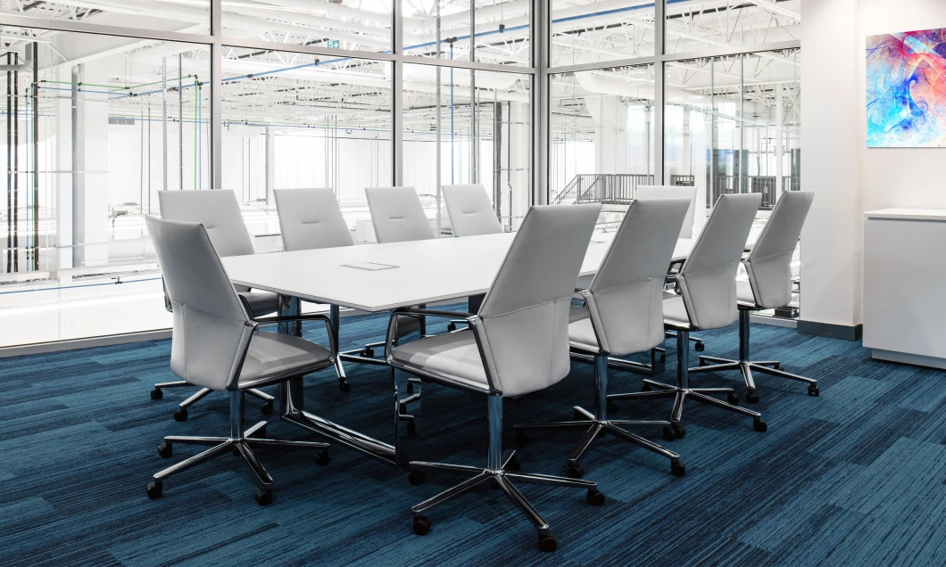  located at Burnaby, BCFlow - Dorigo - Christopher Bozyk Architects - Glass Top Table with Polished Chrome Hoop Base slide 1