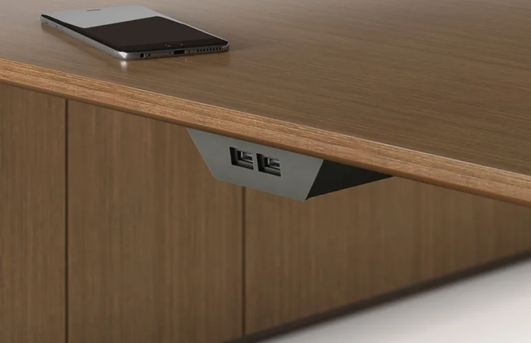<p>A low voltage, under surface power system with 2 USB ports per unit.</p>