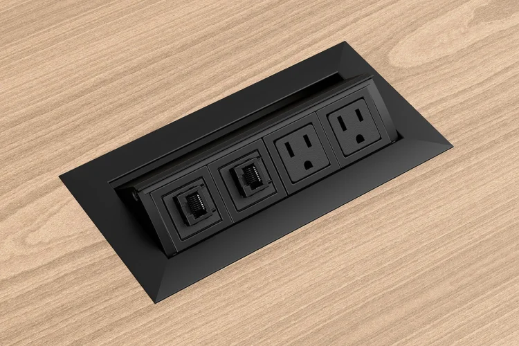 <p>Tech Node offers convenient access to power and voice/data connections, with a push to open design.</p>