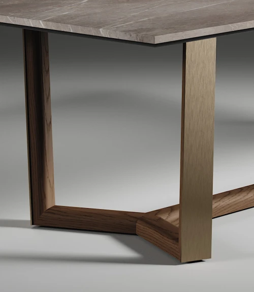 Metal & Veneer Y Base